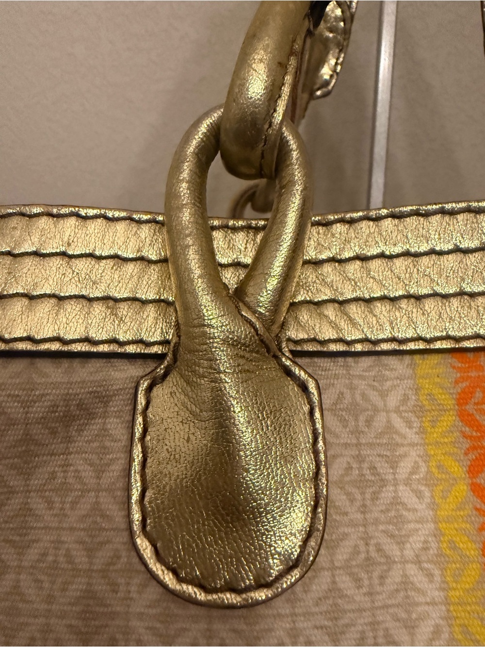 Loewe Anagram "New Road" Striped Canvas Fiesta Satchel XL Bag-GUC! - Picture 5 of 17